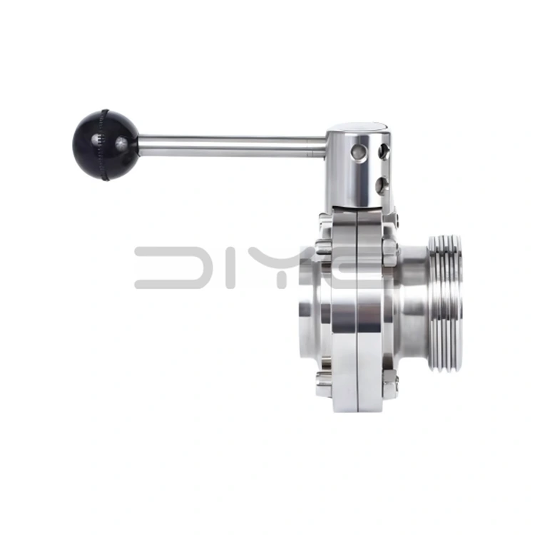 Szaniter hegesztési menetes pillangószelep