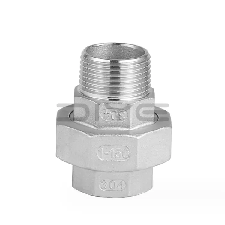 Rozsdamentes acél menetes csatlakozók